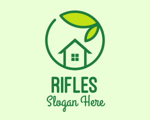 Green Leaf Home Realtor logo design