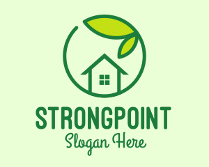 Horticulture - Green Leaf Home Realtor logo design