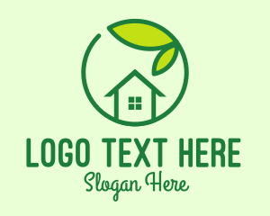 Farmhouse - Green Leaf Home Realtor logo design