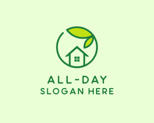 Leaf Home Realtor logo design