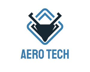 Robot Antenna Tech logo design