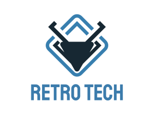 Robot Antenna Tech logo design