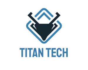 Robot Antenna Tech logo design