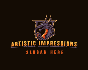 Dragon Beast Monster logo design