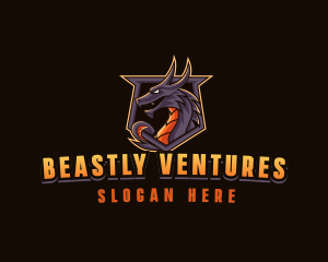 Monster - Dragon Beast Monster logo design