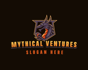 Myth - Dragon Beast Monster logo design