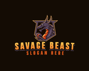 Dragon Beast Monster logo design