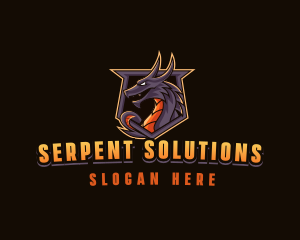 Serpent - Dragon Beast Monster logo design