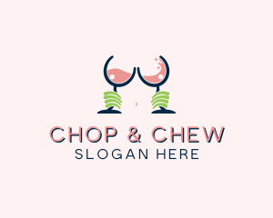 Sexy Alcohol Boob Bar Logo