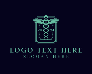 Pharmaceutical Laboratory Clinic logo design