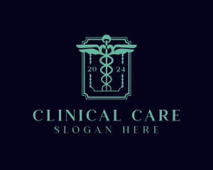 Pharmaceutical Laboratory Clinic logo design