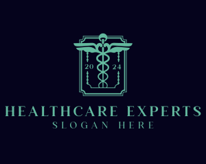 Pharmaceutical Laboratory Clinic logo design