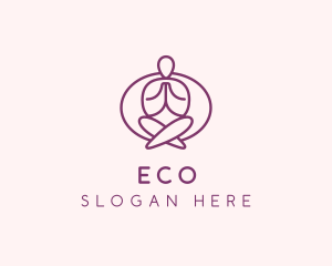 Healty - Yoga Zen Meditation logo design