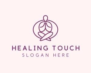 Yoga Zen Meditation logo design