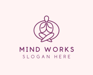 Yoga Zen Meditation logo design