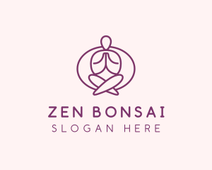 Yoga Zen Meditation logo design