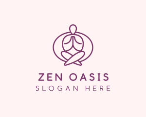 Yoga Zen Meditation logo design