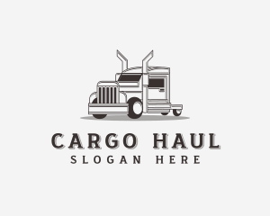 Cargo Truck Logistics logo design