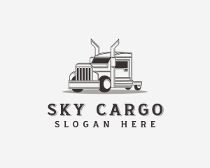 Cargo Truck Logistics logo design