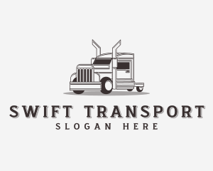 Cargo Truck Logistics logo design