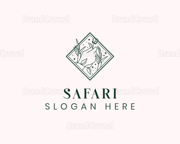 Hand Florist Spa Logo