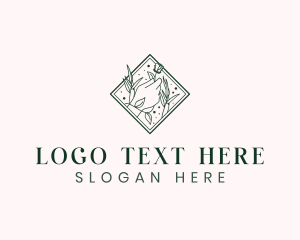 Leaf - Hand Florist Spa logo design