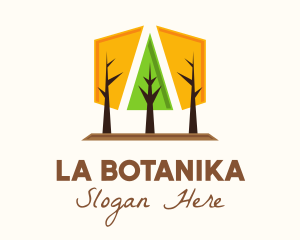 Geometrical Forest Park Logo
