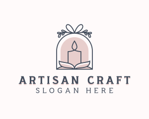 Artisanal Scented Candle logo design