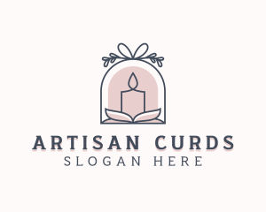 Artisanal Scented Candle logo design