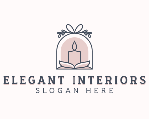 Artisanal Scented Candle logo design