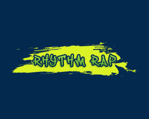 Rap - Graffiti Art Paint logo design