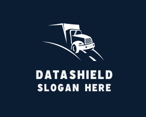 Delivery Truck Road Logo