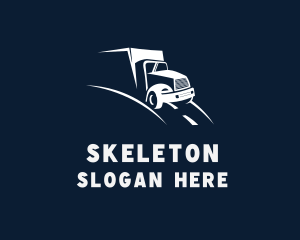 Delivery Truck Road Logo