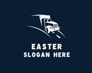 Highway - Delivery Truck Road logo design