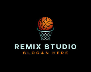 Global Sports Basketball logo design