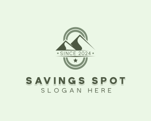 Mountain Climbing Travel logo design