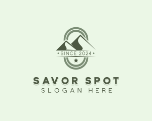 Mountain Climbing Travel logo design