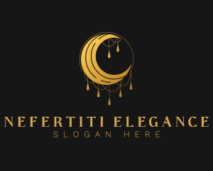 Elegant Lunar Moon logo design