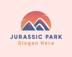 Sunset Peak Park logo design