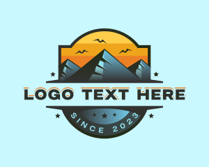 Mountaineer - Mountain Travel Nature logo design