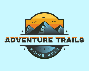 Mountain Travel Nature logo design