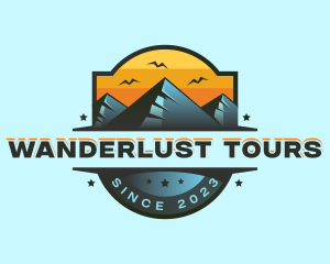 Mountain Travel Nature logo design