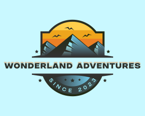 Mountain Travel Nature logo design