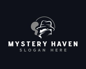 Detective Mystery Smoke logo design