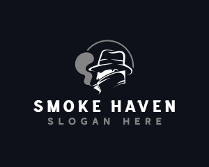 Detective Mystery Smoke logo design