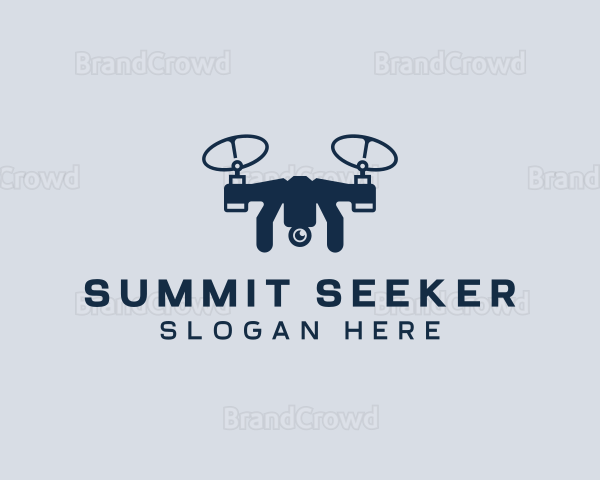 Drone Aerial Quadrotor Logo