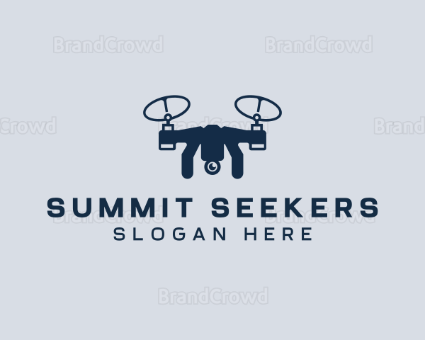 Drone Aerial Quadrotor Logo