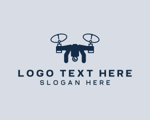 Videography - Drone Aerial Quadrotor logo design