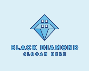 Luxury Diamond House logo design