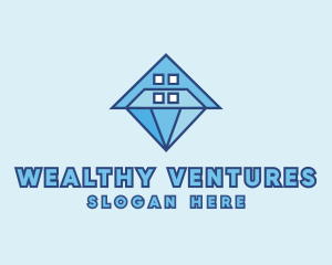 Rich - Luxury Diamond House logo design